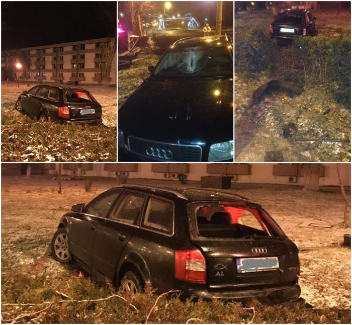 FOTO. Un tânăr beat, accident în Mamaia