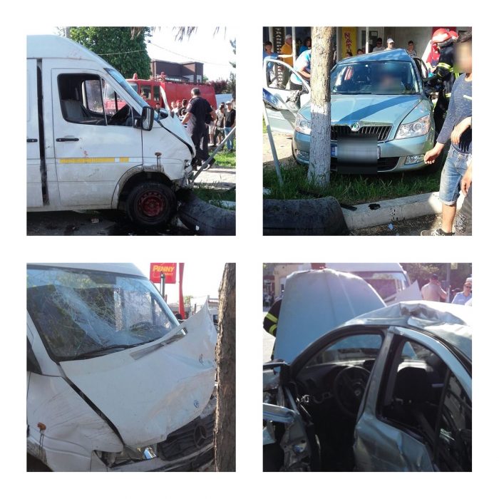 Accident grav la Hârșova, trei persoane au ajuns în spital