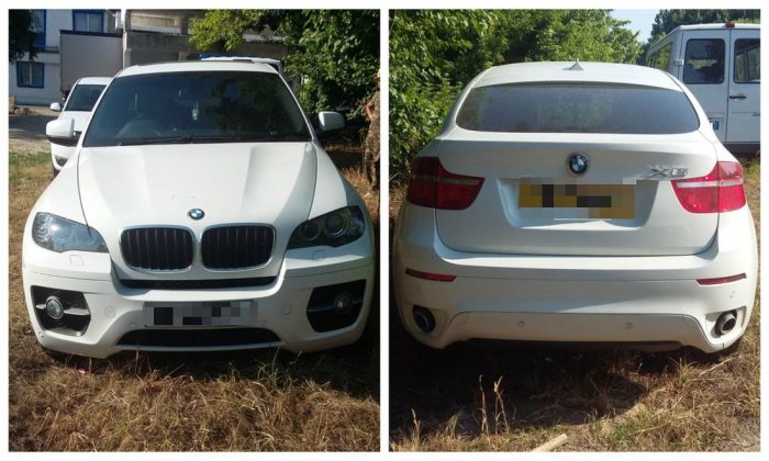 Conducea un BMW X6 furat din Anglia