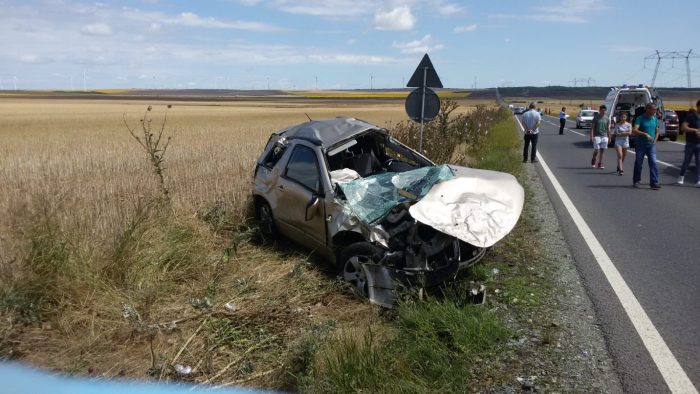 Accident grav în apropiere de Mihai Viteazu