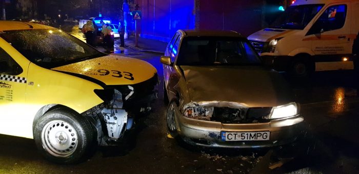 Accident rutier pe strada Baba Novac din Constanța