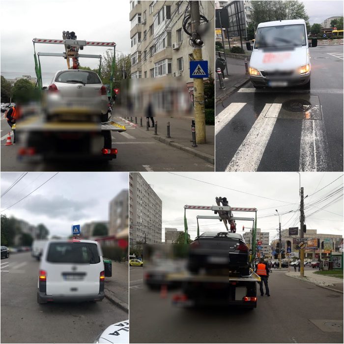 60 de șoferi amendați de Poliția Locală Constanța, 3 mașini ridicate