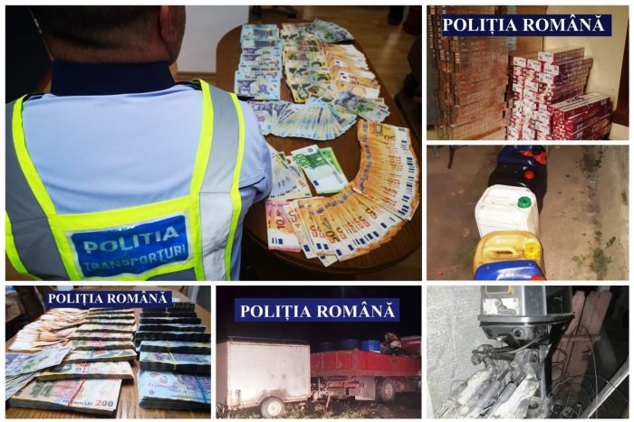 Percheziții la persoane bănuite de contrabandă și delapidare. Polițiștii au ridicat bani, aur și țigări