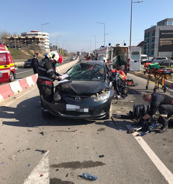 Accident rutier pe drumul dintre Constanța și Năvodari