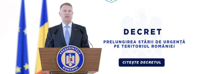 DOCUMENT VIDEO Stare de urgență până la mijlocul lunii mai