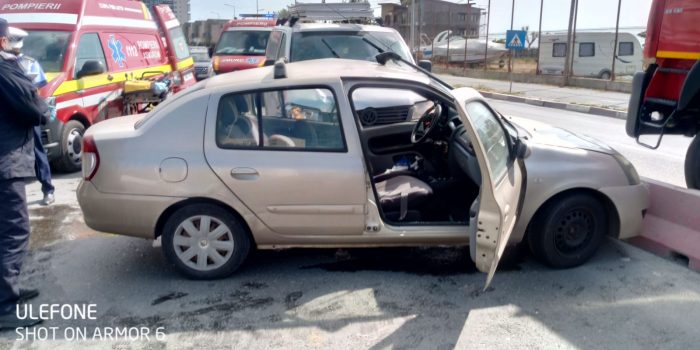 Accident rutier în dreptul Scoica Land