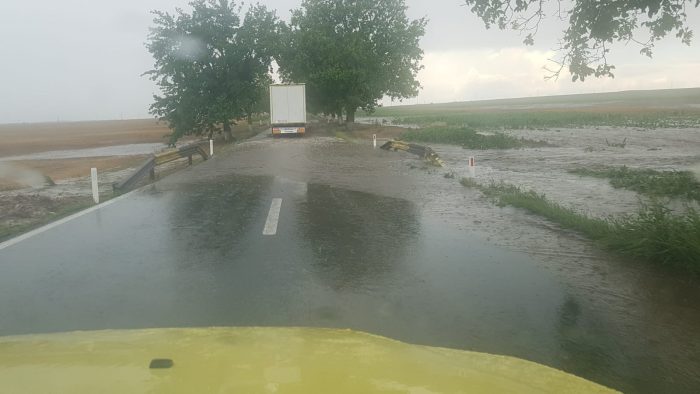 VIDEO Rupere de nori în Dobrogea