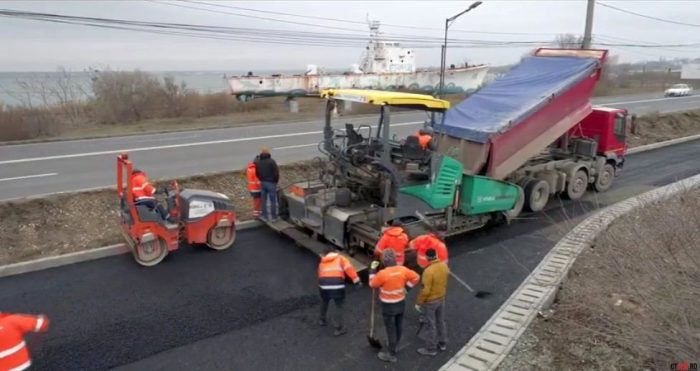 Modernizarea stațiunii Eforie sfidează pandemia VIDEO