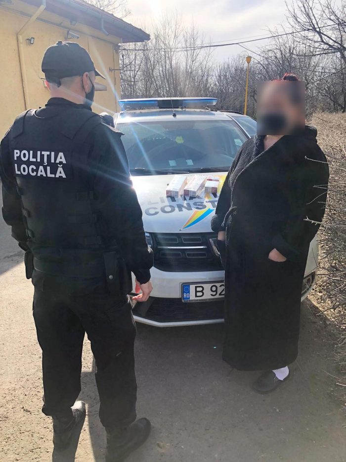 Poliția Locală Constanța a confiscat 26 de pachete de țigări fără timbru de la o recidivistă