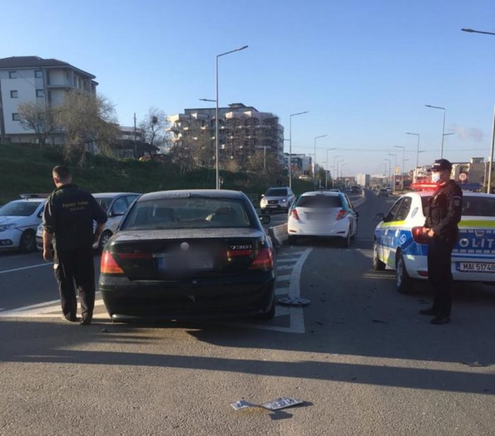 Accident rutier în Mamaia Nord