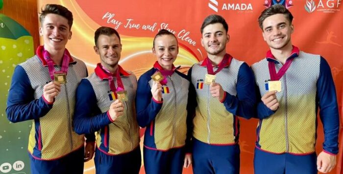 România, medalie de aur la  Campionatele Mondiale de gimnastică aerobică