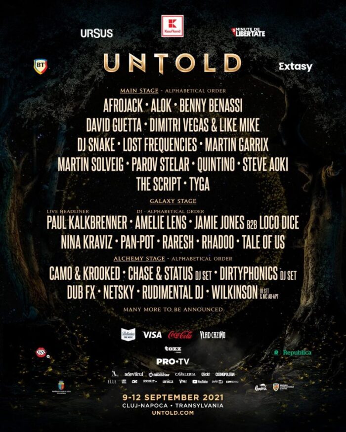 Top 3 cei mai buni DJ-i din lume urcă în acest an pe scena principală a festivalului UNTOLD