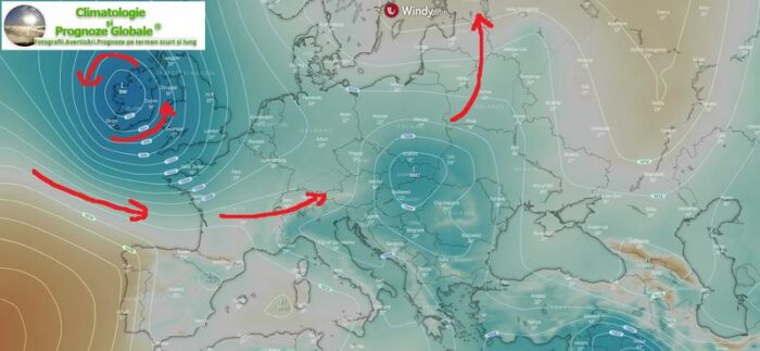 Un ciclon se va abate asupra României