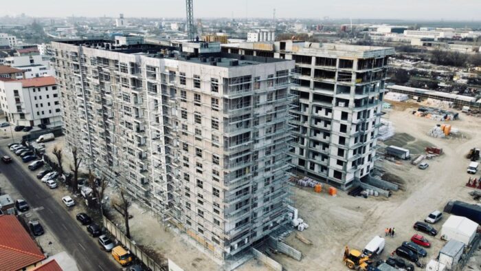 Energia Residence – structura primelor blocuri e gata, se lucrează la interioare