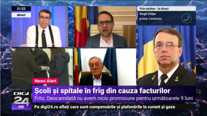 Chițac nu știe ce temperatură medie este în apartamentele din Constanța! Primarul din Buzău l-a făcut K.O.