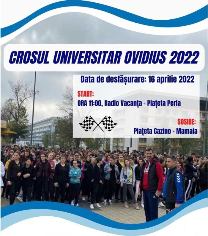 Facultatea de Educație Fizică și Sport organizează Crosul Universitar Ovidius 2022