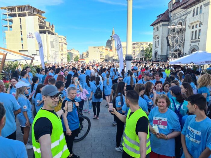 Peste 1.500 de participanţi la prima ediţie din România a Crosului Ovidio Running. Printre ei, o doamnă de 91 de ani