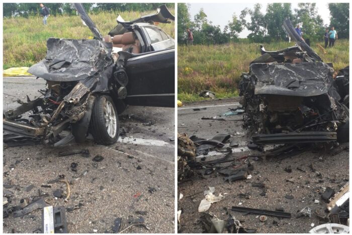 Doi morți într-un accident rutier produs pe DN2A