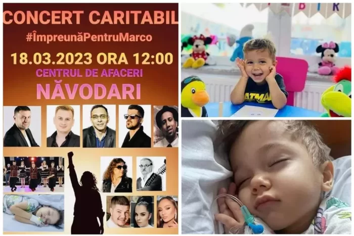 Concert caritabil pentru micuțul Marco, diagnosticat cu leucemie acută limfoblastică