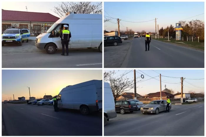 Controale ale poliției în comunele Cuza Vodă, Castelu și Cobadin