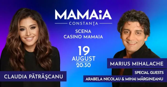 Concertele verii continuă la Mamaia. Regal de muzică live cu Claudia Pătrășcanu și Marius Mihalache, alături de invitații săi