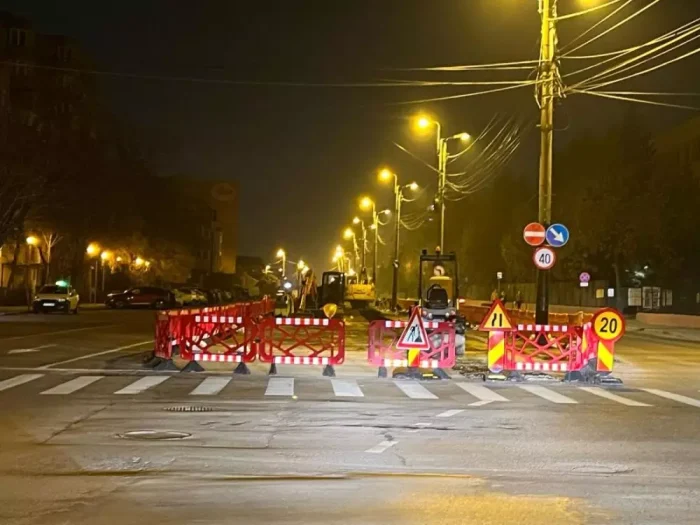 Trafic restricționat într-o intersecție importantă din Constanța