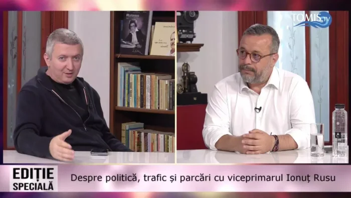 Viceprimarul Ionuț Rusu la Tomis TV, despre politică, trafic și parcări