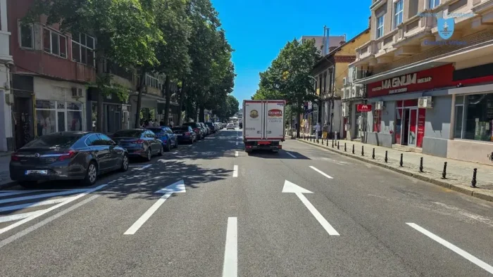 Primăria Constanța a desființat o pistă de biciclete pentru a fluidiza traficul auto