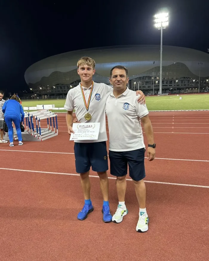 Alin Mihai Savlovschi, de la Clubul Sportiv Medgidia, medalii de aur și argint la Campionatul Național de Atletism pentru Under 23