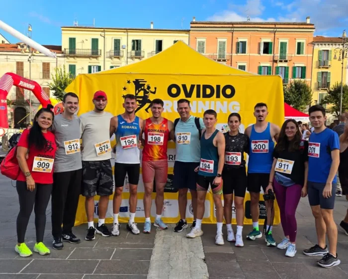 Universitatea Ovidius din Constanța a participat la crosul Ovidio Running, desfășurat în Italia, la Sulmona