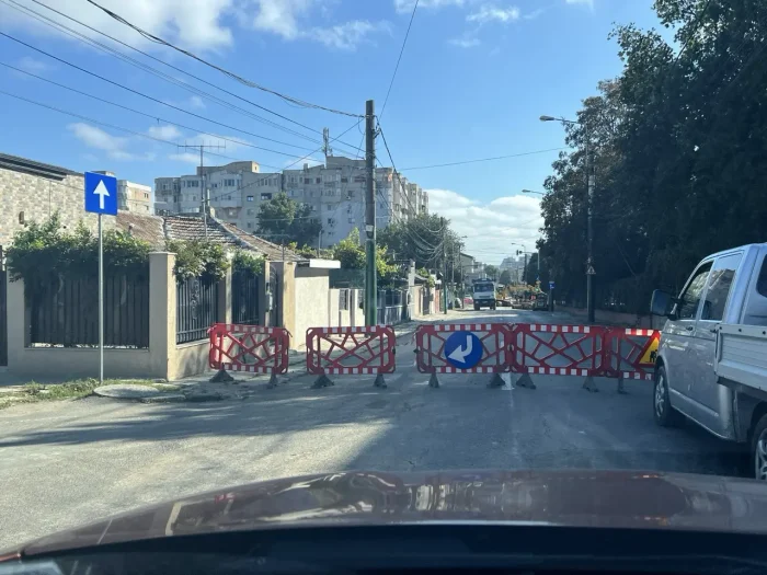 Haos în trafic: strada Baba Novac din Constanța: închisă fără avertisment