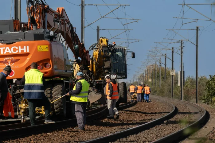 CFR lucrează în zona Medgidia